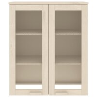 Opzetkast HAMAR 85x35x100 cm massief grenenhout honingbruin 3