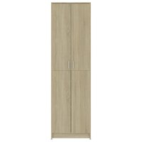 Gangkast 55x25x189 cm bewerkt hout sonoma eikenkleurig 7