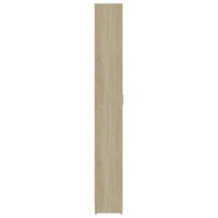 Gangkast 55x25x189 cm bewerkt hout sonoma eikenkleurig 8