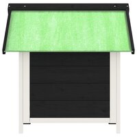 Hondenhok 65x65x61,5 cm massief grenenhout grijs 5