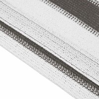 Tenttapijt 200x200 cm antracietkleurig en wit 5