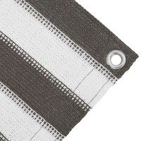 Tenttapijt 250x200 cm antracietkleurig en wit 4