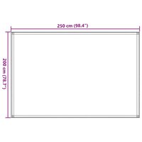 Tenttapijt 250x200 cm antracietkleurig en wit 7