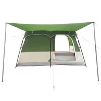 Gezinstent met dak Groen 420 x 305 x 200 cm Polyester en staal 4