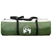 Gezinstent met dak Groen 420 x 305 x 200 cm Polyester en staal 8