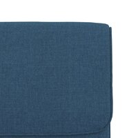 Loungestoel 55x64x80 cm stof blauw 6