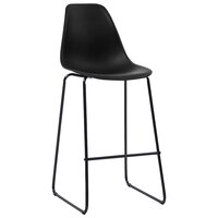 3-delige Barset kunststof zwart 6