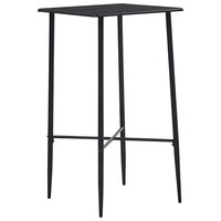 3-delige Barset kunststof zwart 2
