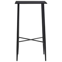 3-delige Barset kunststof zwart 3