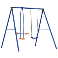 Buiten Schommelframe met Glijbaan voor tot 3 kinderen 2