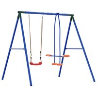 Buiten Schommelframe met Glijbaan voor tot 3 kinderen 6