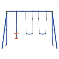 Buiten Schommelset Meerkleurig 263 x 185 x 185 cm Staal en PE 4