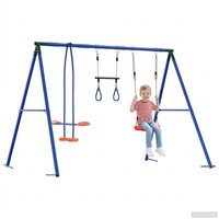 Buiten Schommelset Meerkleurig 263 x 185 x 185 cm Staal en PE 3