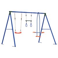 Buiten Schommelset Meerkleurig 263 x 185 x 185 cm Staal en PE 6