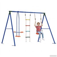 Buiten Schommelset Meerkleurig 263 x 185 x 185 cm Staal en PE 3
