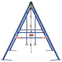 Buiten Schommelset Meerkleurig 263 x 185 x 185 cm Staal en PE 5