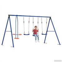Buiten Schommelset Meerkleurig 330 x 185 x 185 cm Staal en PE 3