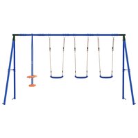 Buiten Schommelset Meerkleurig 330 x 185 x 185 cm Staal en PE 4