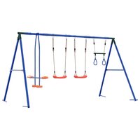 Buiten Schommelset Meerkleurig 330 x 185 x 185 cm Staal en PE 2