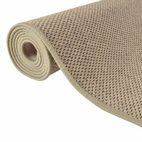 Tapijtloper 50x250 cm sisal-look zandkleurig 5