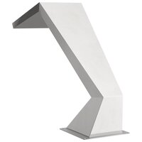 Zwembadwaterval met RGB-LEDs Roestvrij staal 63,5 x 29 x 51 cm 7