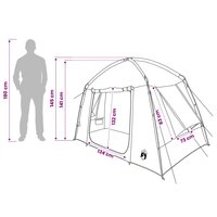 Huisje Tent met dak Legergroen 210 x 210 x 138 cm Polyester 12