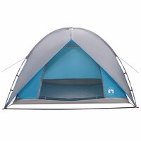 Camping Tent met Regenhoes Waterdicht Blauw 245 x 245 x 149 cm 6