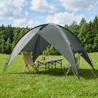 Camping Tent met Regenhoes Waterdicht Koepel Legergroen 3
