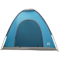 Kamperen tent met dak met luchtopening Blauw 190 x 140 x 105 cm 4