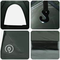 Kamperen tent met dak Legergroen 190 x 140 x 105 cm 10