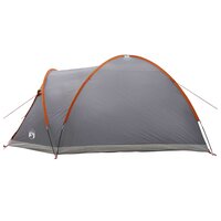 Huisje Tent Grijs en Oranje 4-persoons Polyester en staal 6