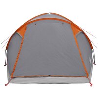 Huisje Tent Grijs en Oranje 6-persoons Polyester en staal 5