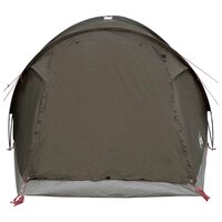 Huisje Tent met dak Bruin grijs 4-persoons Polyester en staal 5