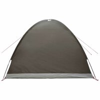 Huisje Tent met dak Bruin grijs 4-persoons Polyester en staal 7