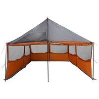 Gezinstent met dak Grijs en Oranje 450 x 400 x 265 cm 6