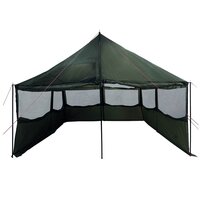 Gezinstent Leger groen 450 x 400 x 265 cm Polyester en staal 6