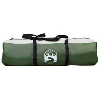 Gezinstent met dak Groen 305 x 275 x 190 cm Polyester en staal 8