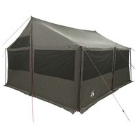 Gezinstent Bruin grijs 450 x 400 x 265 cm Polyester en staal 3