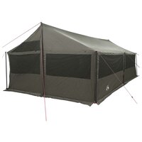 Gezinstent Bruin grijs 600 x 400 x 268 cm Polyester en staal 3