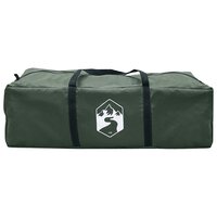 Tipi Tent met dak Legergroen 250 x 250 cm Polyester en staal 6