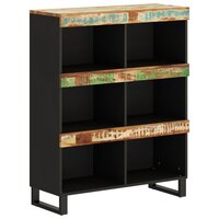 Bijzetkast 85x33x107 cm massief gerecycled hout 2