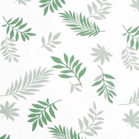 Stoelkussens 2 st bladpatroon 50x50x4 cm stof 8