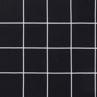 Stoelkussens 2 st lage rug ruitpatroon stof zwart 9