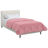 Zomer Dekbed Roze 135 x 200 cm Microfiber en Teddy fleece 3