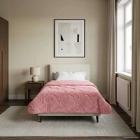 Zomer Dekbed Roze 135 x 200 cm Microfiber en Teddy fleece 4