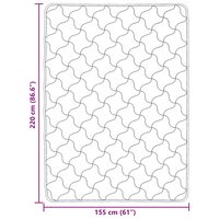 Zomer Dekbed Roze 155 x 220 cm Microfiber en Teddy fleece 10