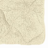 Vol jaar dekbed Cr&egrave;me 135 x 220 cm Microfiber en Teddy fleece 7