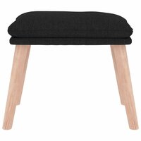 Voetenbank 45x29,5x35 cm stof zwart 3
