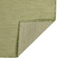 Buitenkleed platgeweven 100x200 cm groen 2