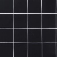 Stoelkussens 2 st ruitpatroon 40x40x7 cm stof zwart 8